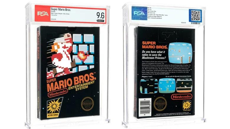 Kaset gim Super Mario Bros NES terjuat 49 miliar