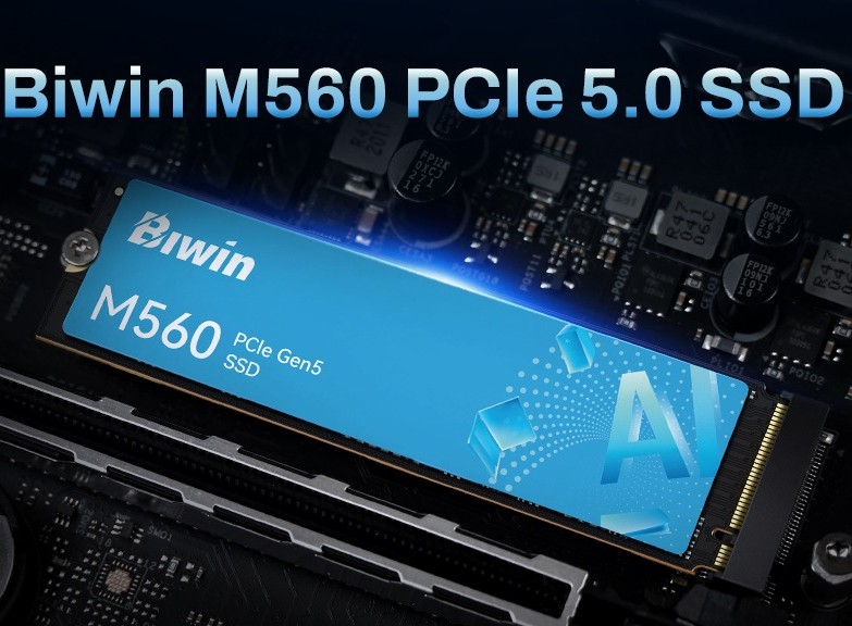 Biwin hadirkan SSD M560 PCIe 5.0, kencang tapi adem